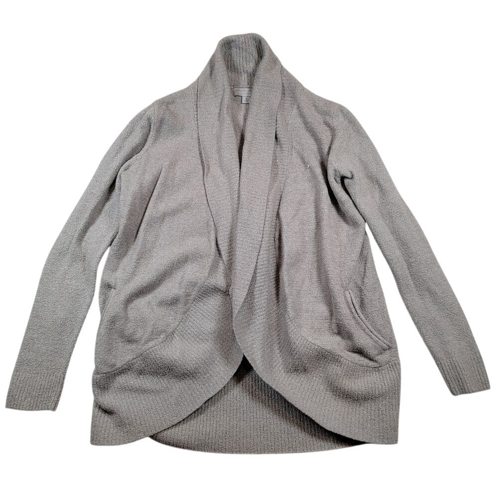 Barefoot Dreams Women's Cozychic Lite Circle Cardigan Sz Medium Gray